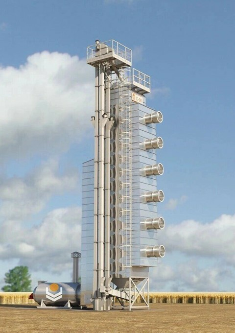 Шахтные зерносушилки моб