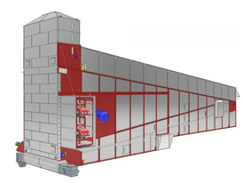 Конвейерная зерносушилка АТМ UNIVERSAL-54