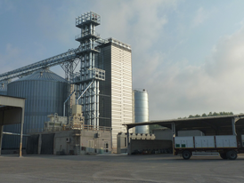 Поточная шахтная зерносушилка с рекуперацией воздуха Strahl 20000FR